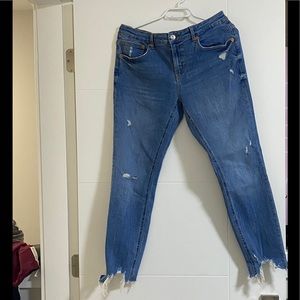 ZARA Skinny Mid Rise Denim